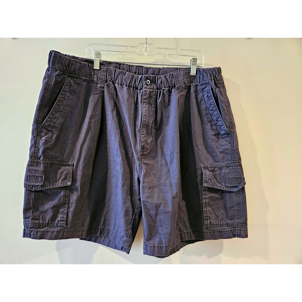 Tommy Bahama Relax Cargo Shorts Navy Blue Cotton Utility Mens XXL